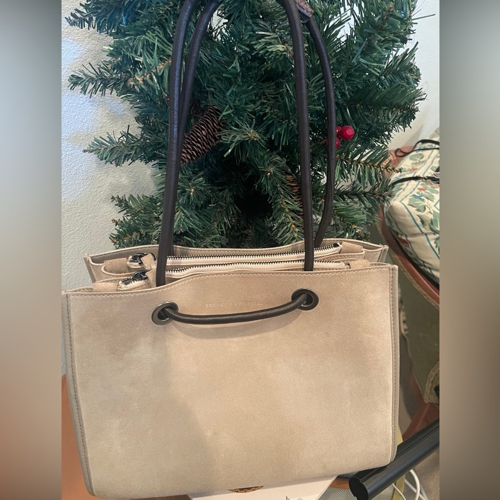 Brunello Cucinelli Suede Medium Bag 💼